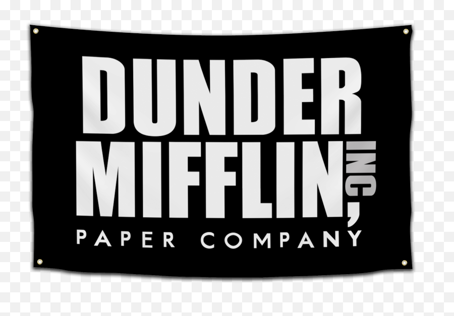 Dunder Mifflin Paper Company Flag - Dunder Mifflin Emoji,Dunder Mifflin Logo