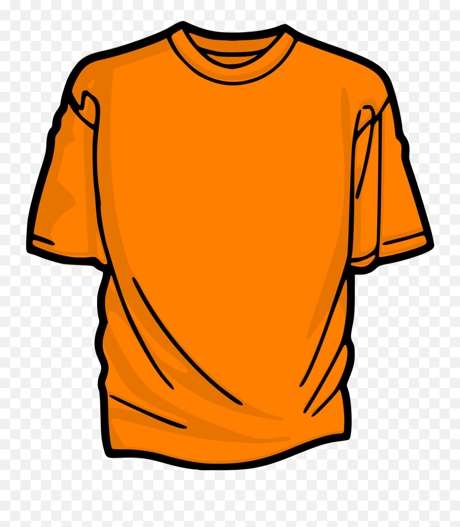 T - Blank Tshirt Svg Emoji,Orange Clipart