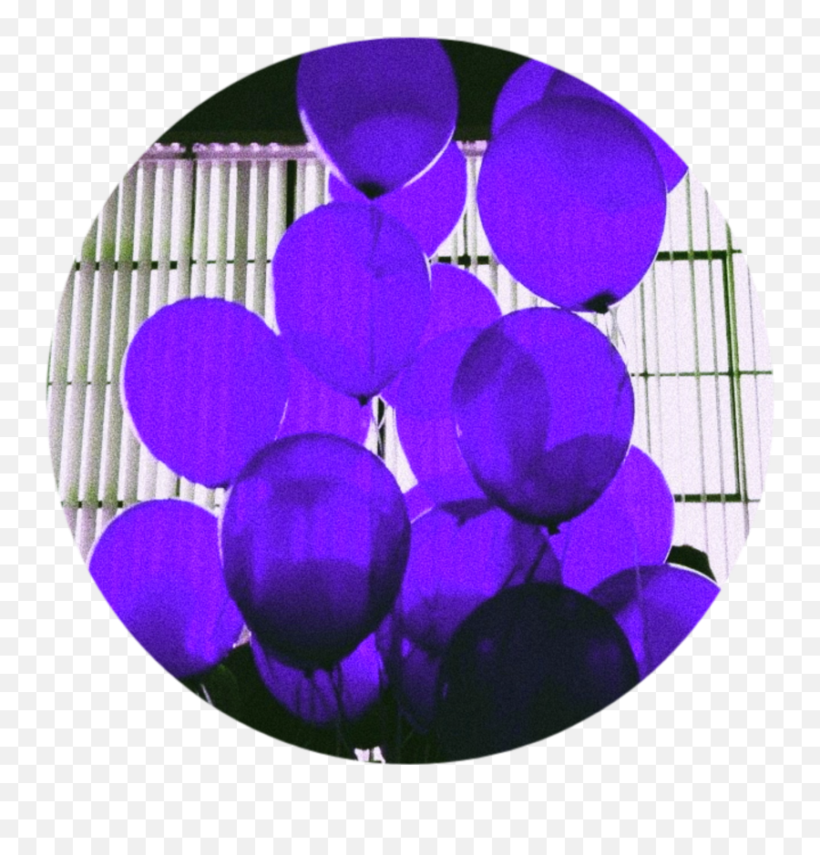 Download Balloons Purple Aesthetic - Aesthetic Icons Red Circle Emoji,Tumblr Icon Transparent