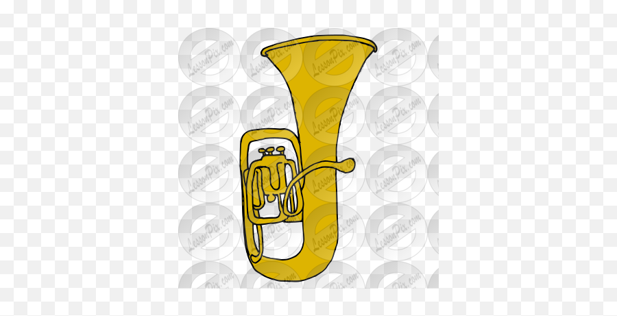 Tuba Picture For Classroom Therapy - Vertical Emoji,Tuba Clipart