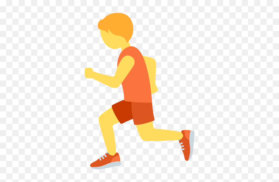 Person Running Emoji - Woman Running Emoji,Person Running Png