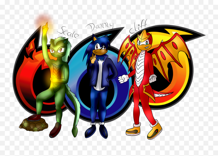 Team Dragonoid By Megamandragonoid Team Dragonoid By - Sonic Fictional Character Emoji,Sonic Heroes Logo