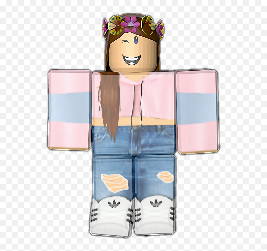 Download Report Abuse - Roblox Gfx Transparent Background Transparent Girl Robux Roblox Character Emoji,Roblox Head Png