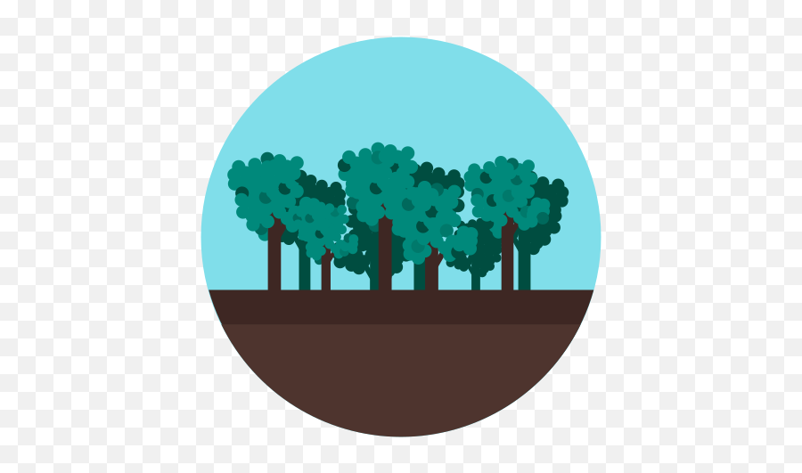 Forest Jungle Tree Wood Icon - Nature Forest Icon Png Emoji,Jungle Png