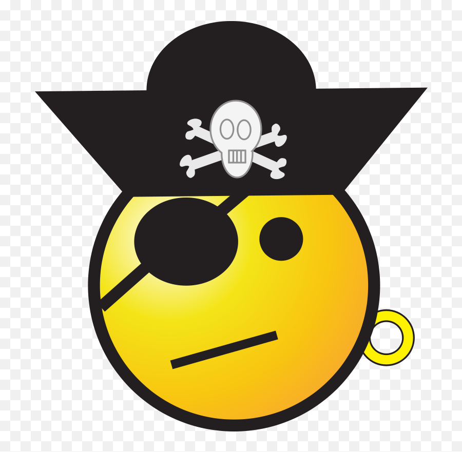 Pirate - Clipart Pirate Patch Emoji,Pirate Clipart