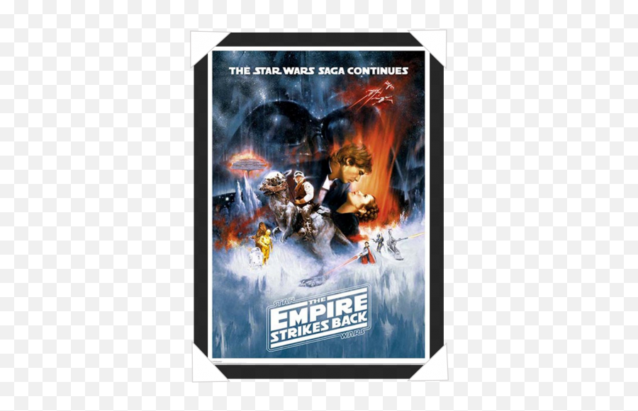 Empire Strikes Back Textless Poster Png - Star Wars Empire Strikes Back Poster Emoji,Empire Strikes Back Logo