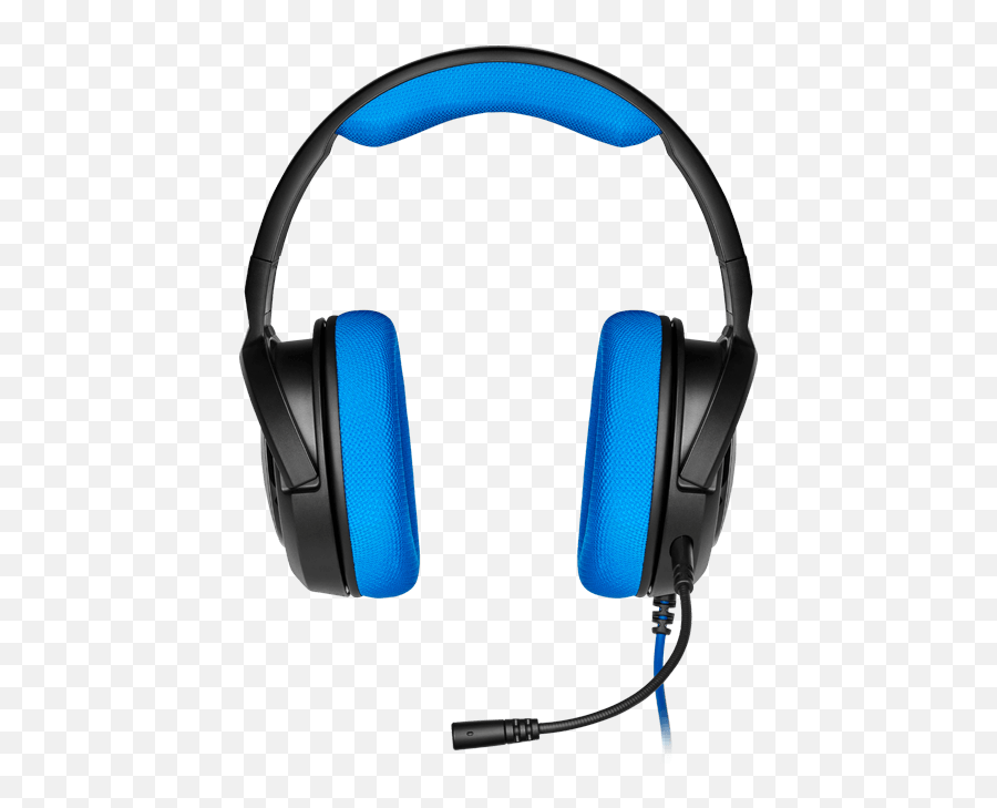 Corsair Hs35 Stereo Blue Gaming Headset Emoji,Gaming Headset Png