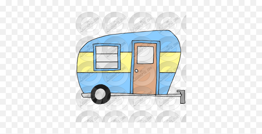 Camper Picture For Classroom Therapy - Commercial Vehicle Emoji,Camper Clipart