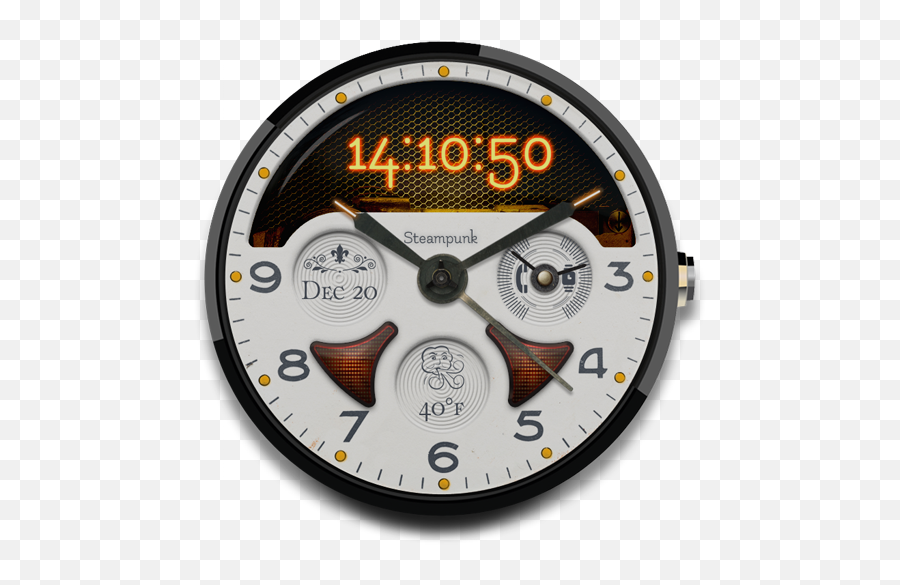 Steampunk - Watch Face Android Wear Center Emoji,Watch Face Png