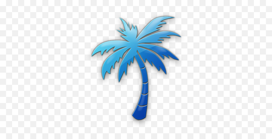 Free Palm Tree Logo Download Free Clip - Blue Palm Tree Clipart Emoji,Palm Tree Logo