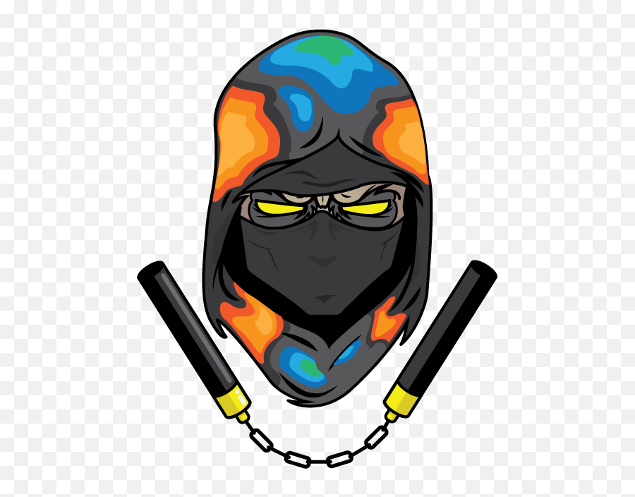 Ninja On Behance Emoji,Nunchucks Png