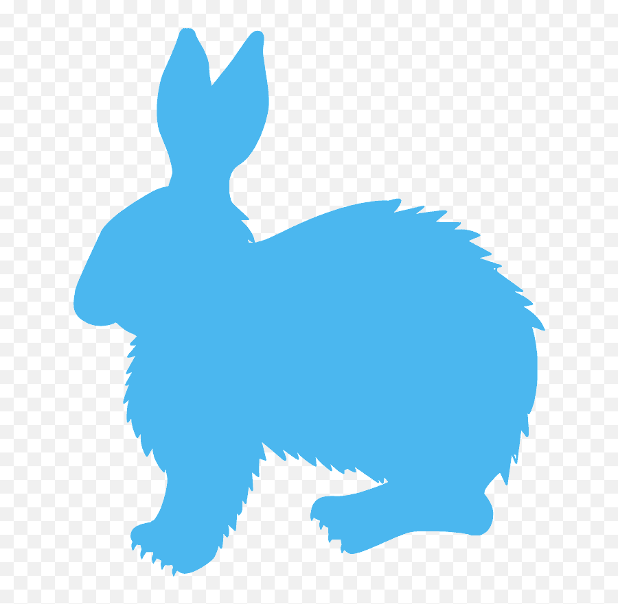 Rabbit Silhouette - Free Vector Silhouettes Creazilla Emoji,Bunny Silhouette Png