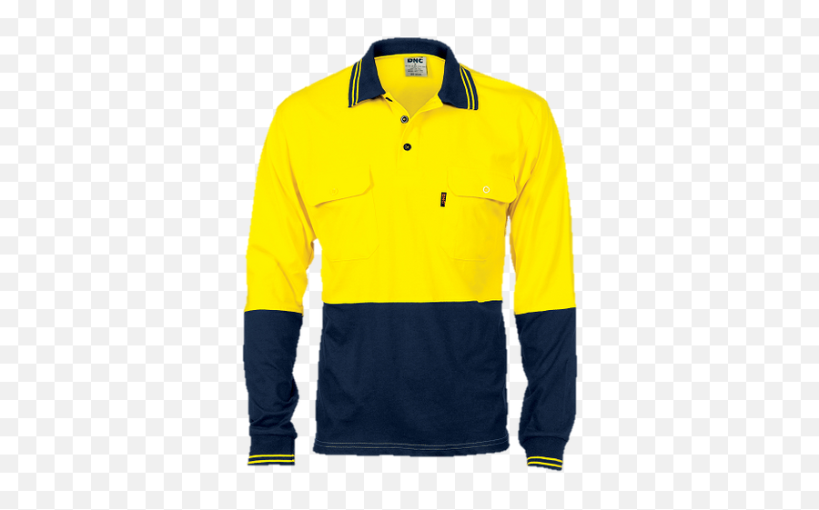 Polo Shirt Hi - Vis Jersey Ls Yn M Valley Fasteners Emoji,Polo Shirt With M Logo