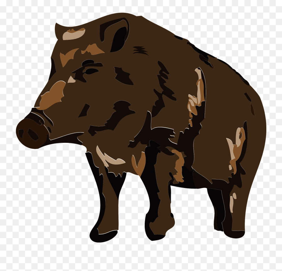 Wild Boar Clipart Free Download Transparent Png Creazilla Emoji,Wild Animal Clipart