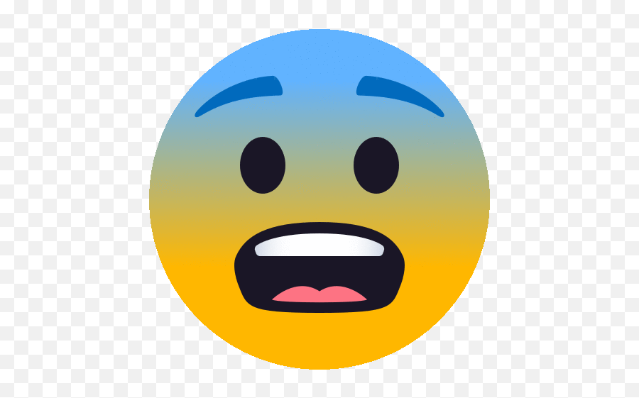 Fearful Face People Sticker - Fearful Face People Joypixels Emoji,Scared Face Transparent
