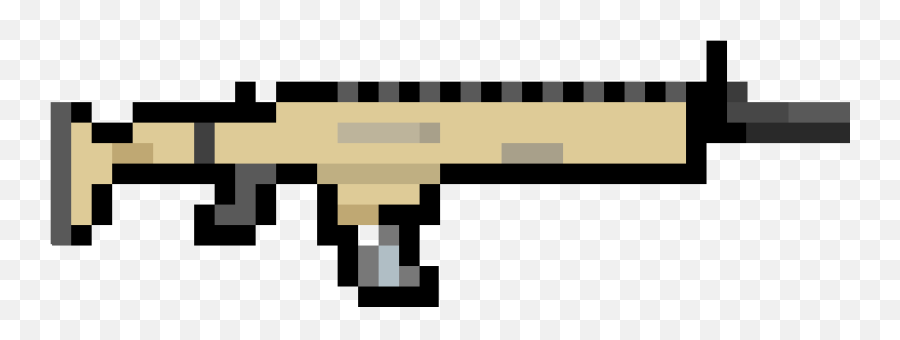 Più Veloce Pixel Art Fornite Emoji,Fortnite Scar Transparent