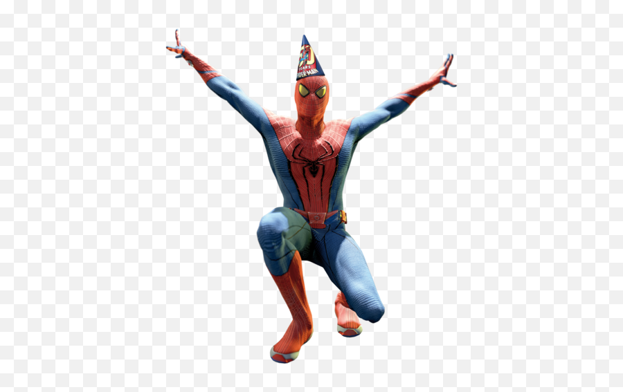 Spider Man - Spiderman With Party Hat Png Download Spiderman With Party Hat Emoji,Party Hat Png