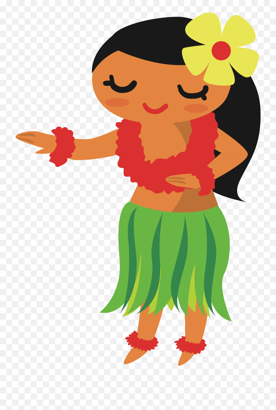Hula Dancer Clipart Transparent - Transparent Hula Dancer Clipart Emoji,Dancer Clipart