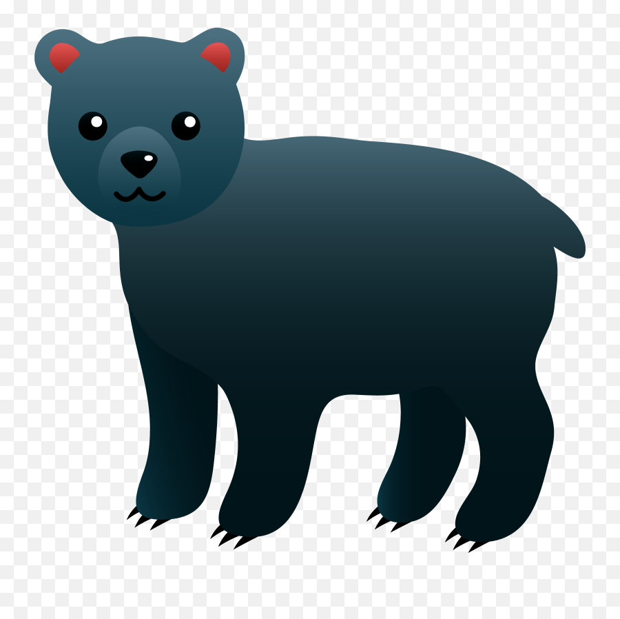 Bear Clipart American Black Bear Bear American Black Bear - Kaiyohaku Park Emoji,Bear Clipart Black And White