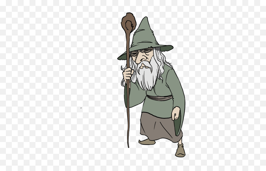 Old Wizard Clipart - Mage Clipart Emoji,Wizard Clipart
