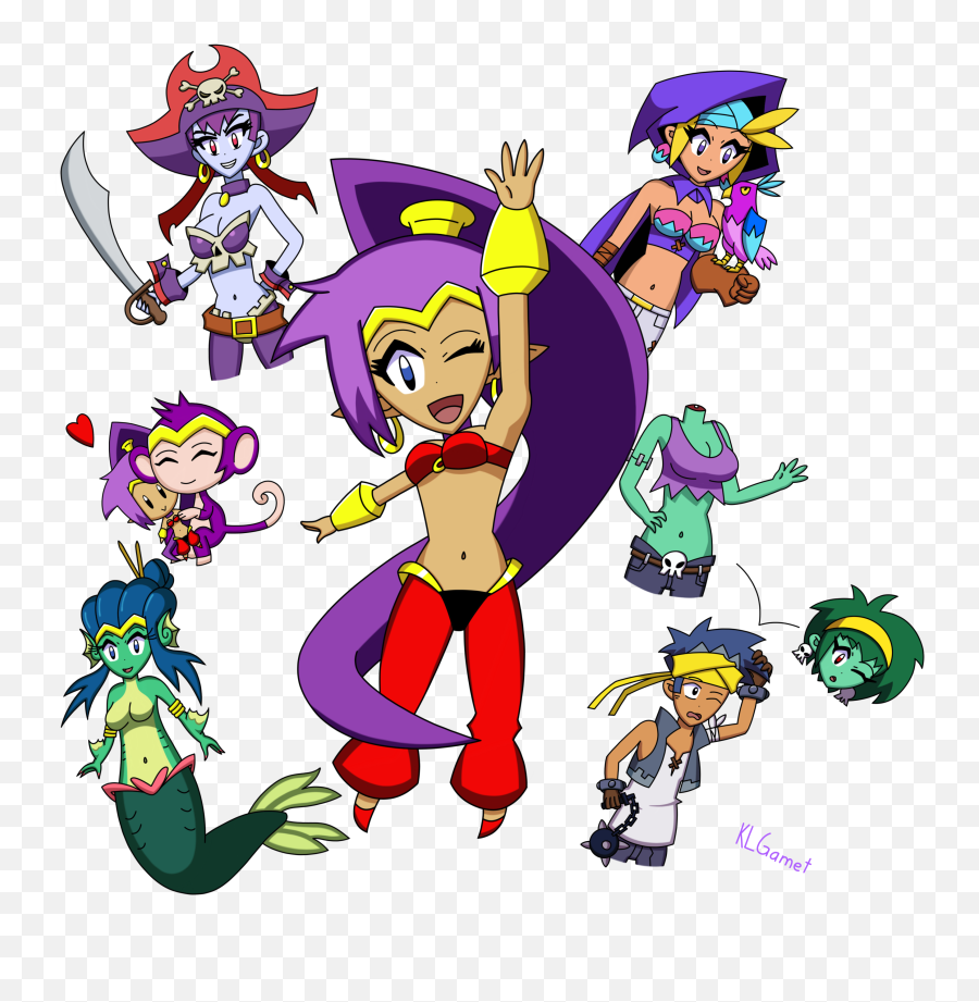 Overview For - Fictional Character Emoji,Shantae Logo