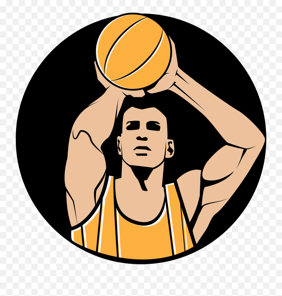 Basketball Player Clipart - For Basketball Emoji,Basketball Player Clipart