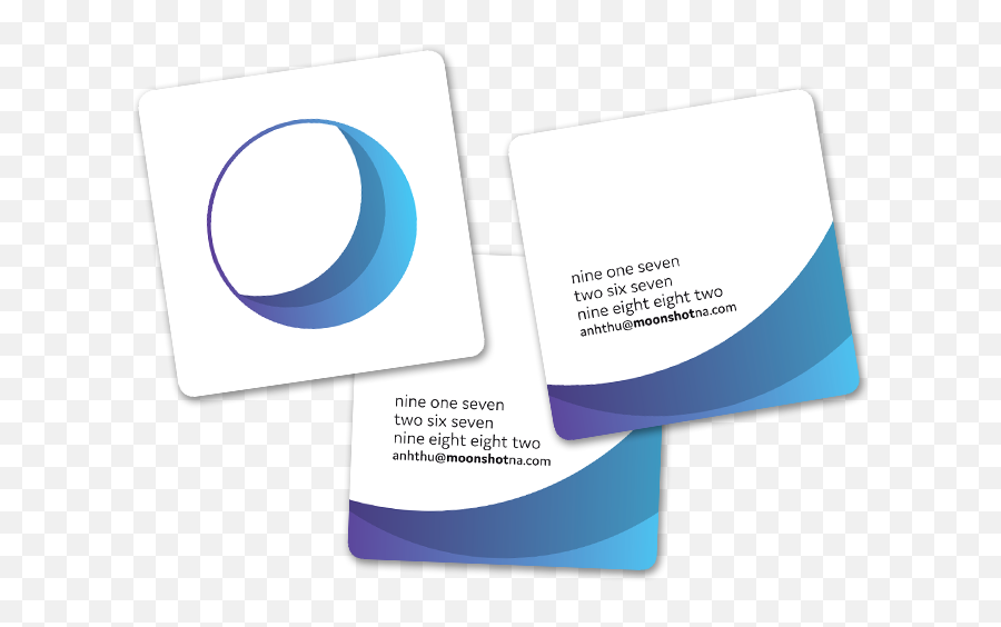 Square Business Cards - Dot Emoji,Instagram Logo For Business Cards