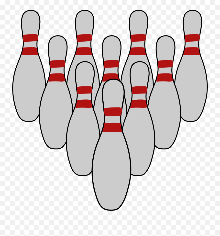 Hand Bowling Equipment Bowling Pin Png - Bowling Pin Arrangement Emoji,Bowling Pin Clipart