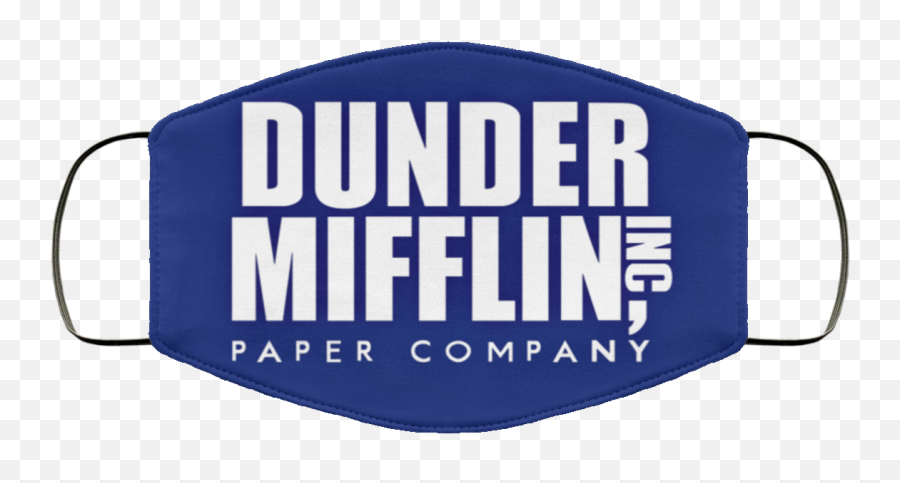 Dunder Mifflin Paper Company Face Mask - Dunder Mifflin Emoji,Dunder Mifflin Logo
