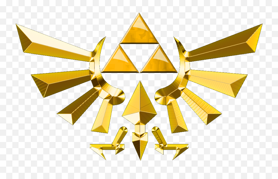 Zelda Triforce Logo - Geometric Emoji,Zelda Logo