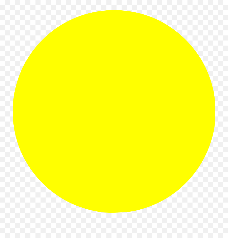 Yellow Icon - Yellow Circle Emoji,Circle Png