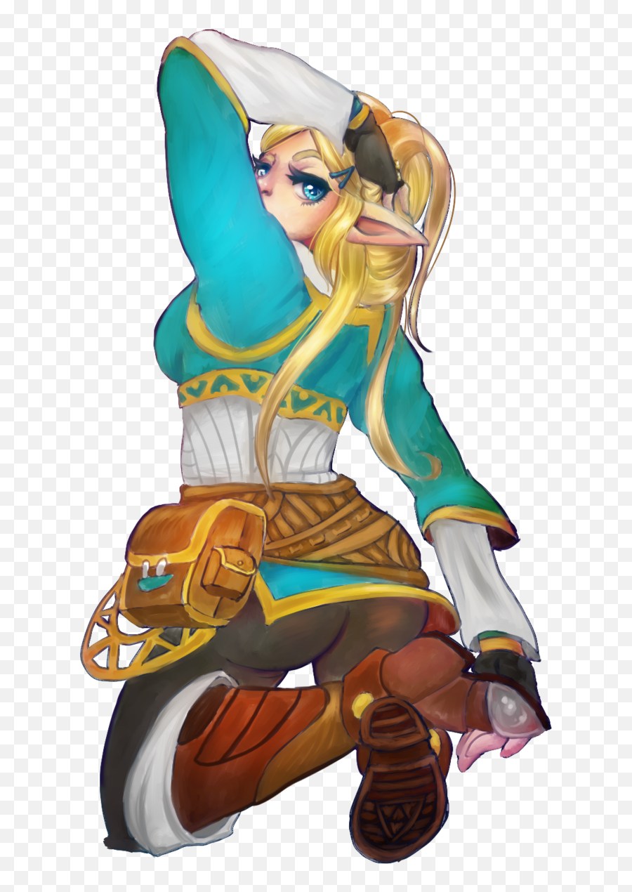 Princess Zelda Botw Transparent Png - Transparent Botw Link Emoji,Zelda Transparent
