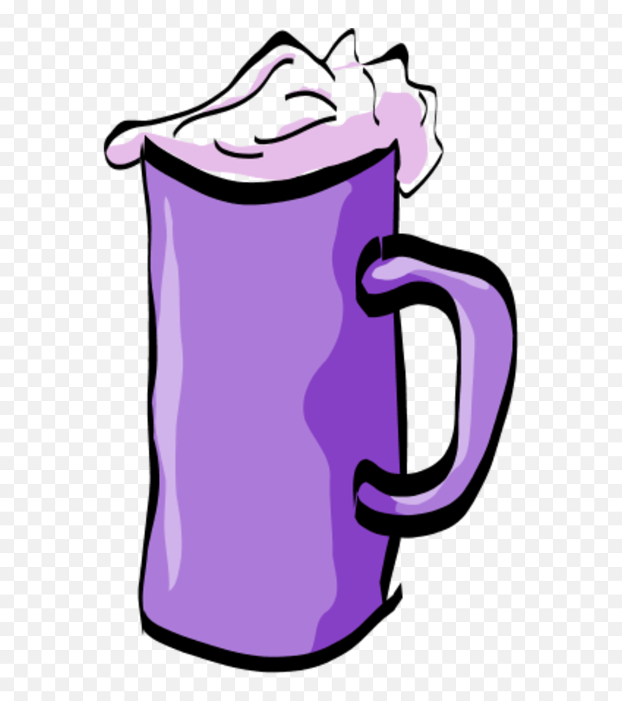 Beer Mug - Vector Clip Art Clipartsco Beer Purple Cartoon Emoji,Beer Clipart