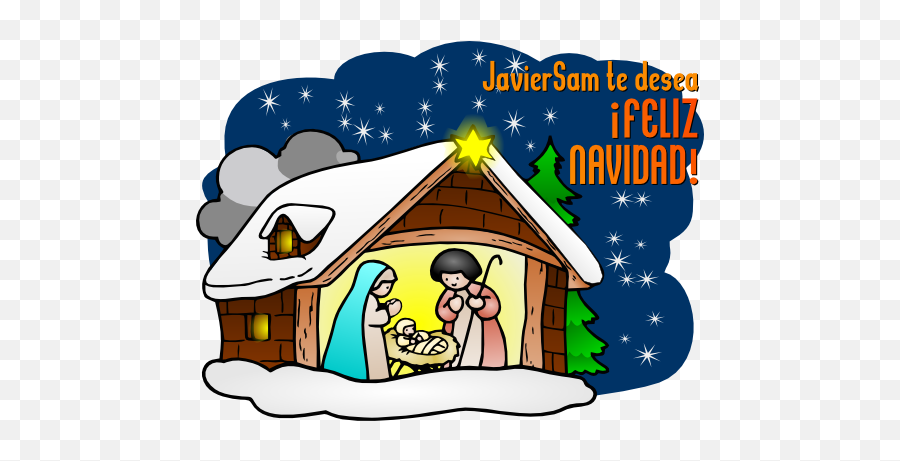 Javiersam Feliz Navidad - Jesus Christ Born Clip Art Emoji,Feliz Navidad Clipart