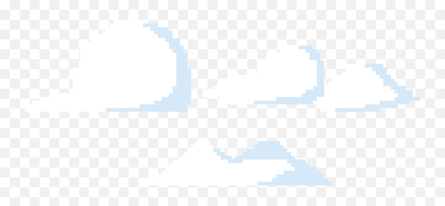 Clouds Pixel Art Maker Emoji,White Clouds Png