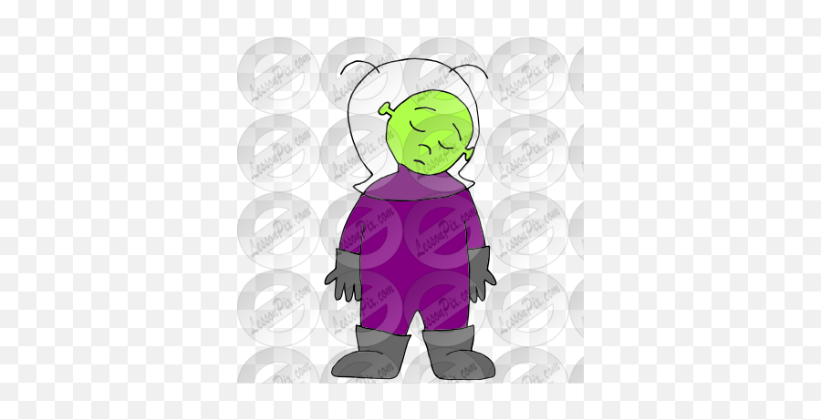 Sleepy Alien Picture For Classroom - Zombie Emoji,Alien Clipart