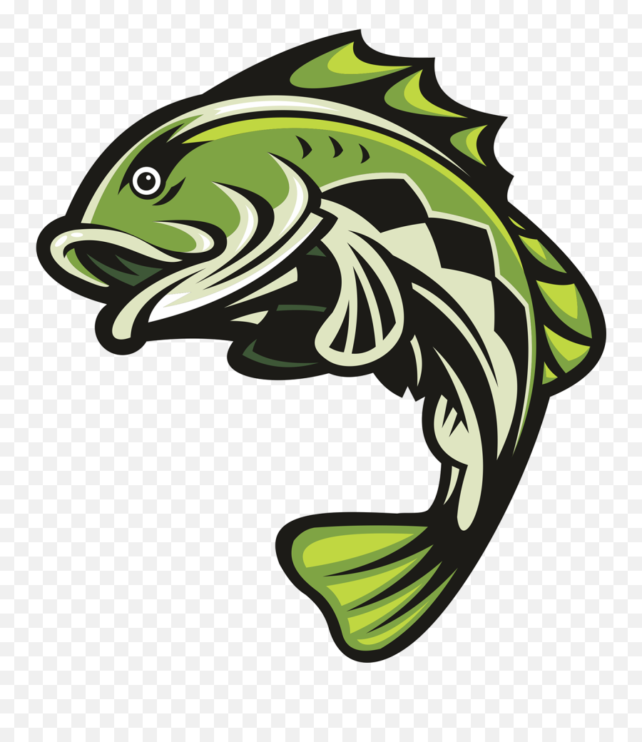 Fish Illustration - Bass Fishing Emoji,Bass Fish Png
