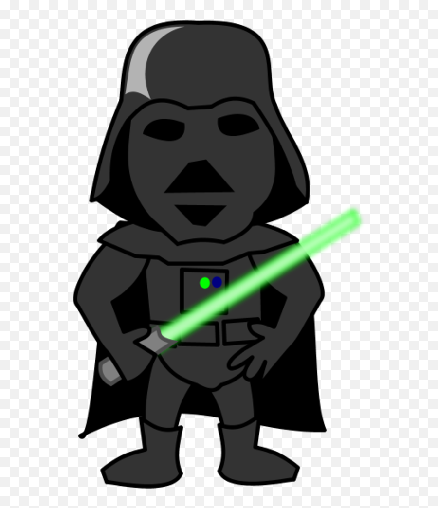 Stars Wars Character Clipart - Funny Darth Vader Png Emoji,Yoda Clipart