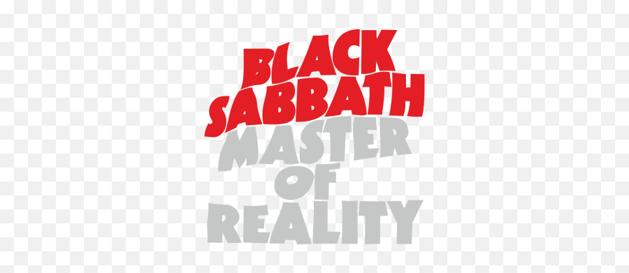 Black - Logo Master Of Reality Emoji,Black Sabbath Logo