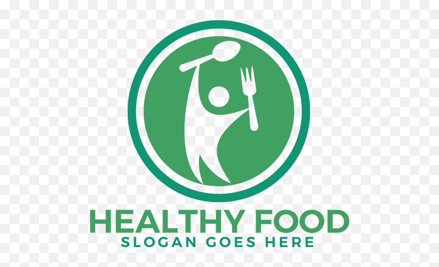 Download Hd Healthy Food Logo Design - Logo Transparent Png Food Logo Png Hd Emoji,Food Logo