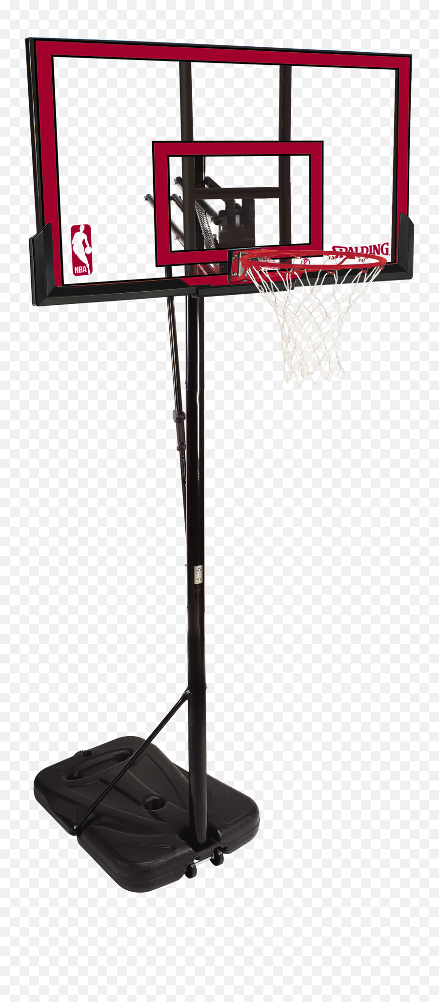 Polycarbonate Portable Basketball Hoop - Spalding 48 Basketball System Emoji,Basketball Hoop Png