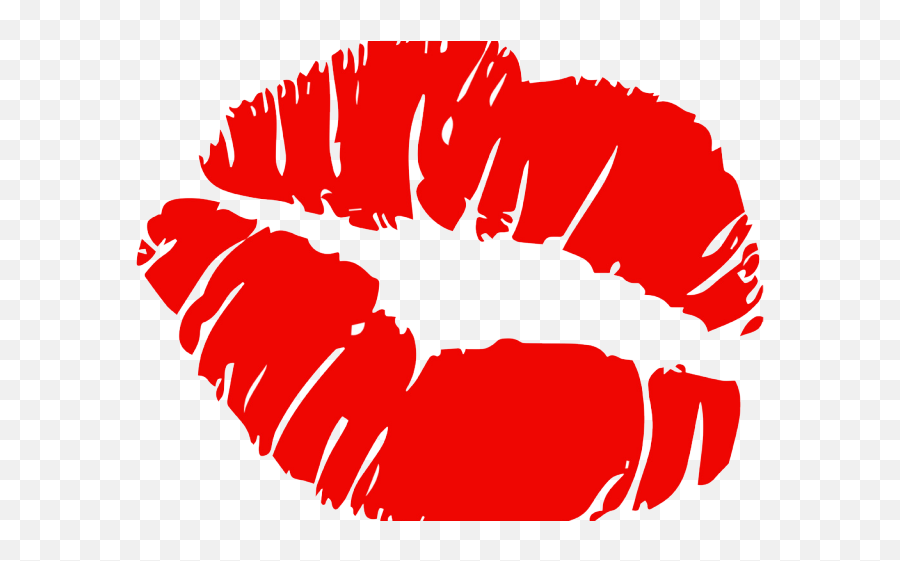 Download Emoji Clipart Lipstick - Kiss Mark Transparent,Lipstick Transparent Background
