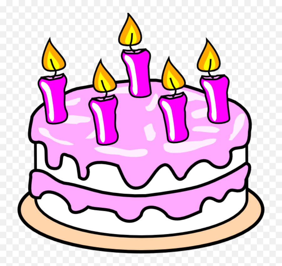 Free Birthday Cake Clip Art Many Interesting Cliparts - Birthday Cake Clip Art Emoji,Cake Clipart