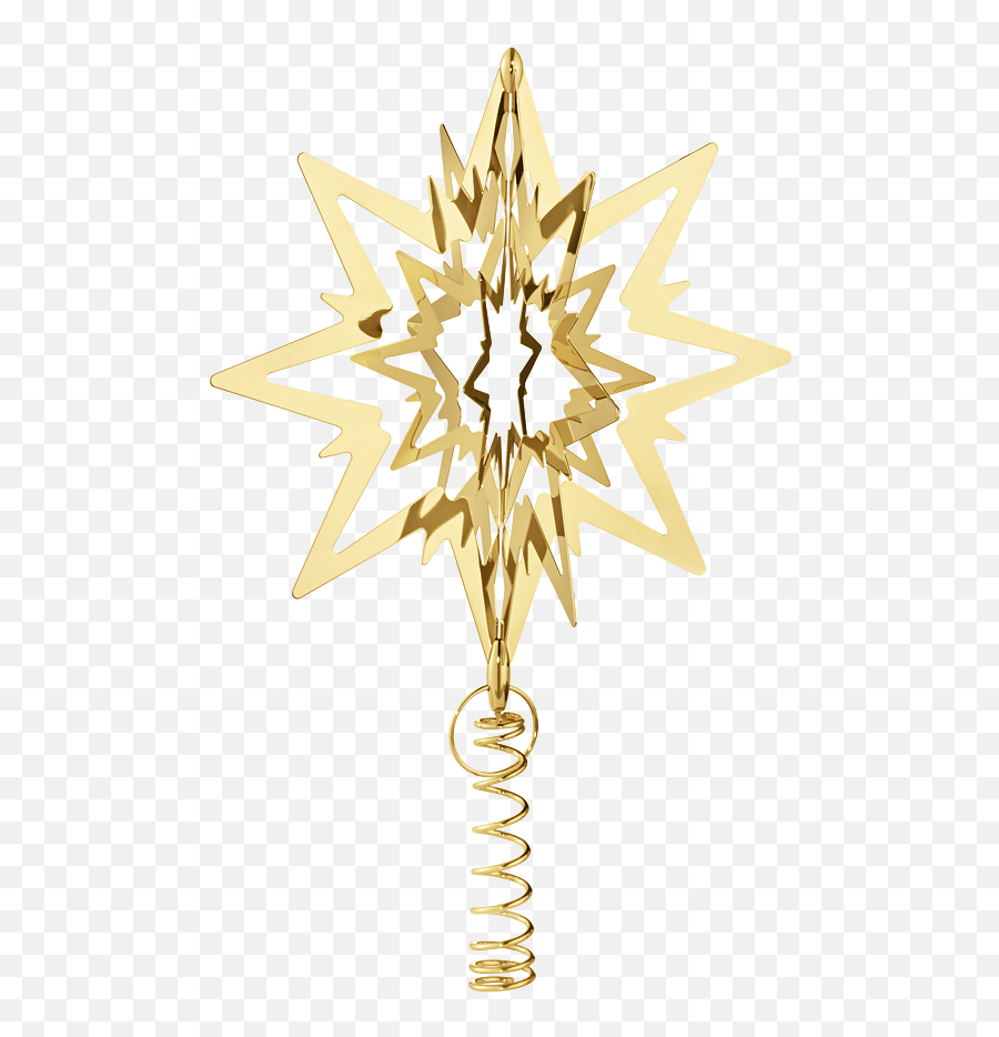 Download Star For The Christmas Tree Medium Gold Plated Emoji,Christmas Tree Star Clipart