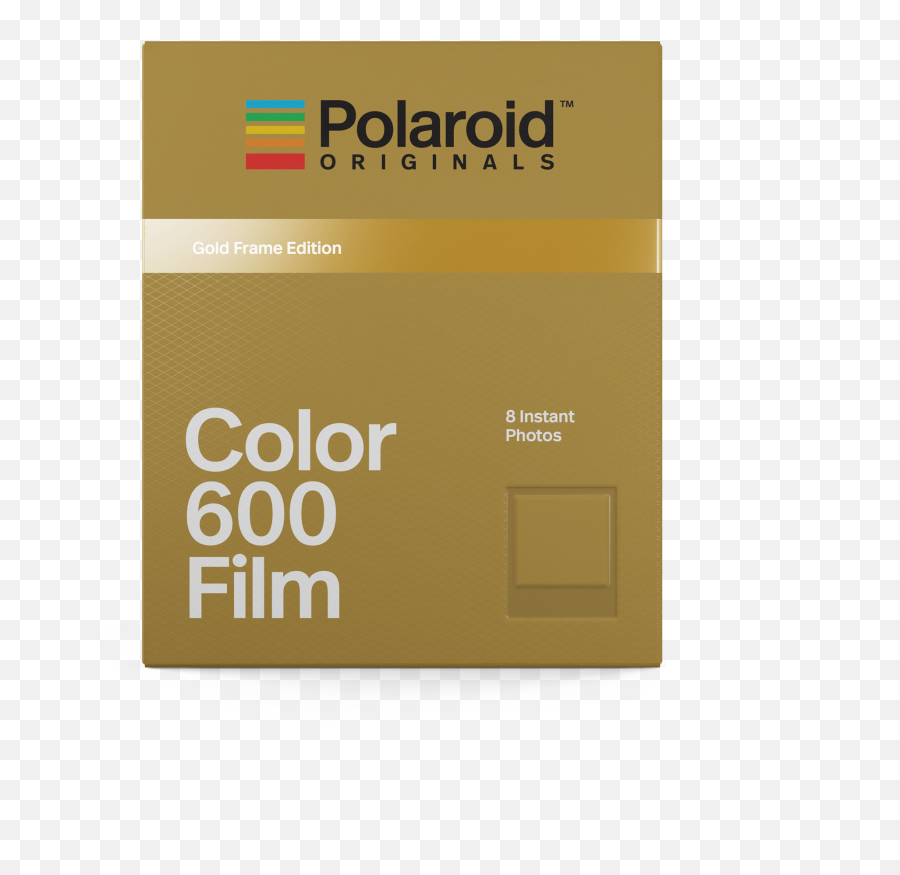 Download 004674 600 Gold Frames Front - Polaroid Originals Emoji,Polaroid Film Png