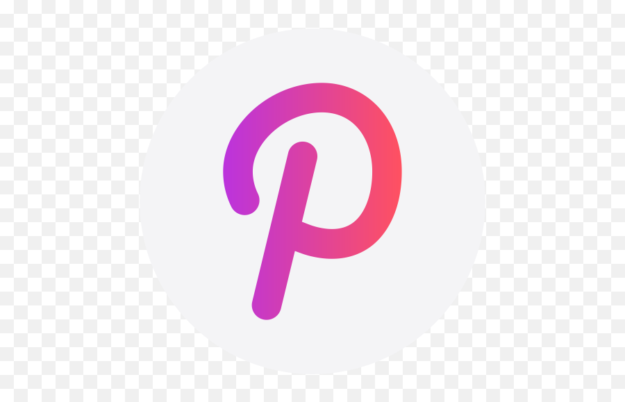 Social Media Icon - Dot Emoji,Pinterest Logo