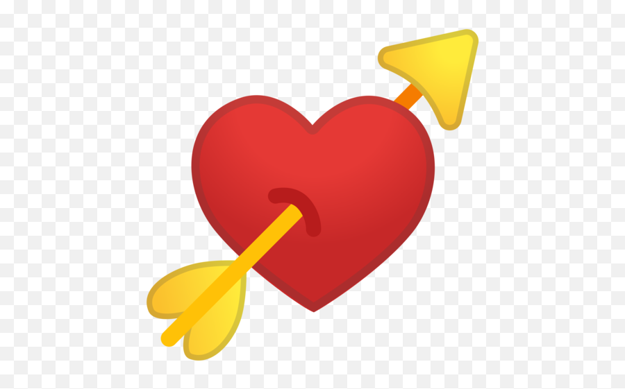 Heart Emoji Arrow Love For Valentines - Girly,Transparent Heart Emoji