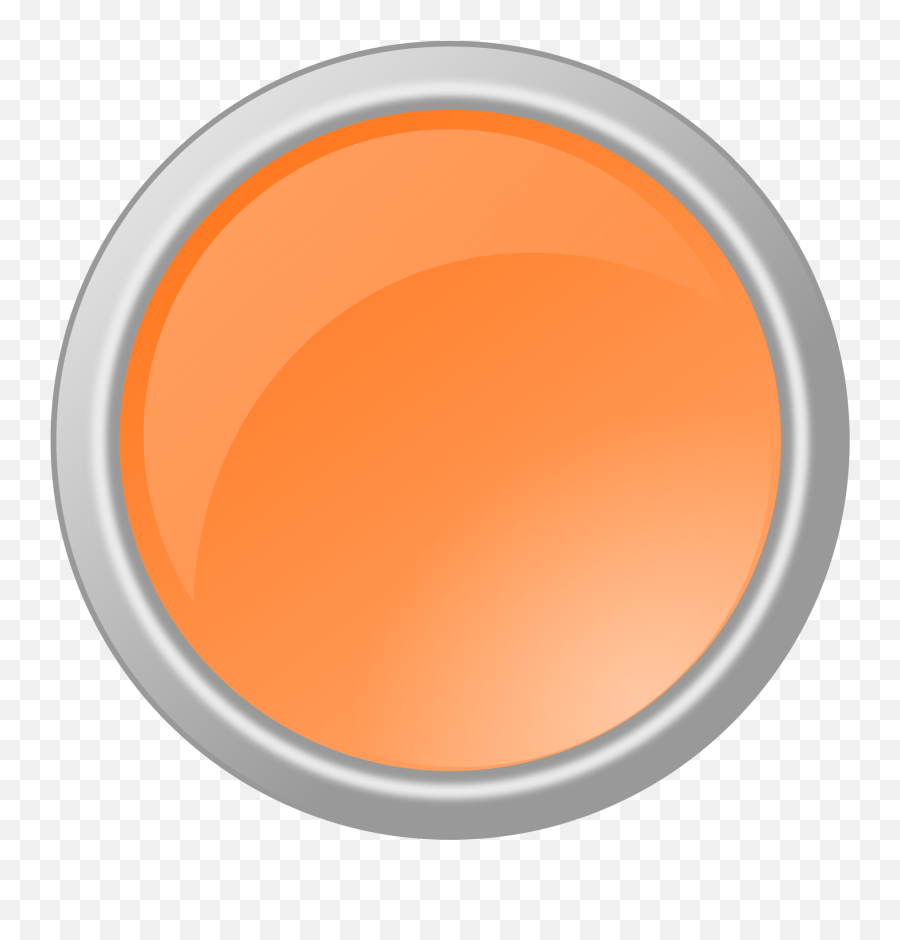 Glossy Light Orange Button - Sport 2000 Emoji,Orange Clipart