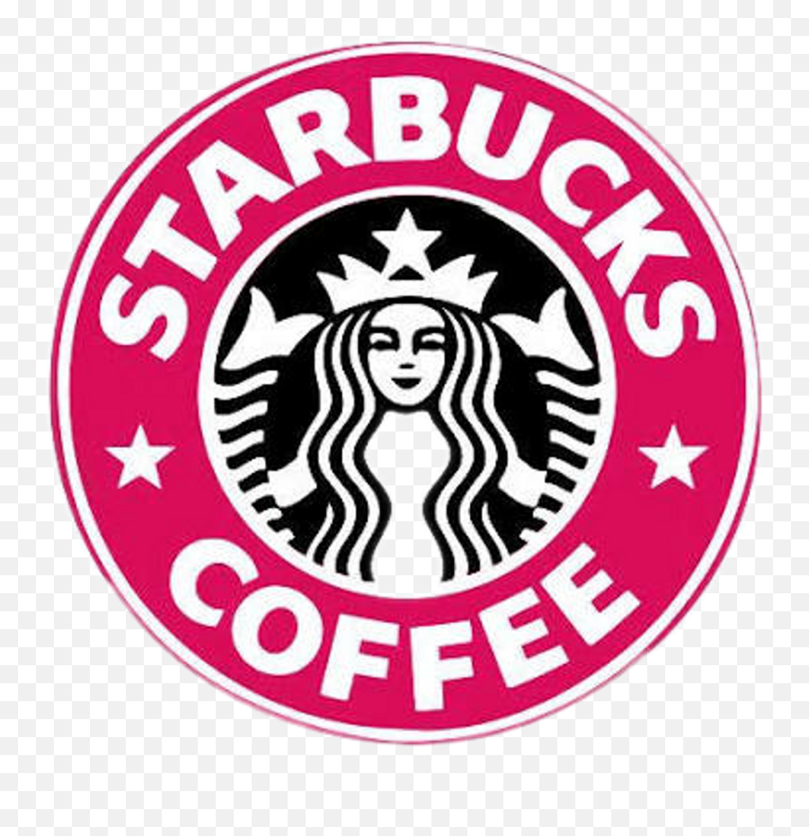 Download Starbucks Coffe Logo Pink Tumblr Png - Sticker Tumblr Png Pink Emoji,Tumblr Logo