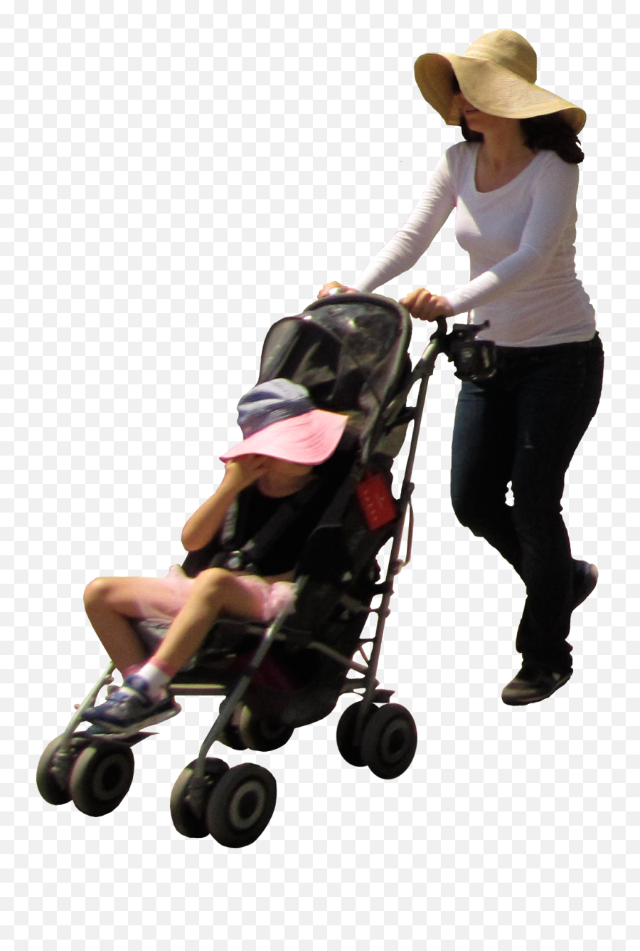 Woman Walking With Child Png - Woman With Baby Stroller Png Women With Baby Png Emoji,Woman Walking Png